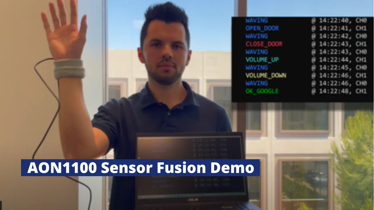 AON1100 Sensor Fusion Demo